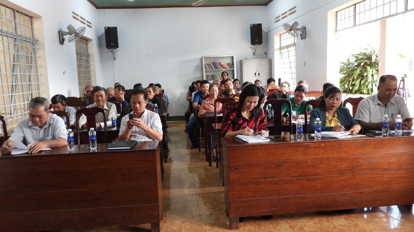 Hướng dẫn lấy ý kiến đánh giá sự hài lòng của người dân về kết quả xây dựng nông thôn mới ở xã Ea H’Leo